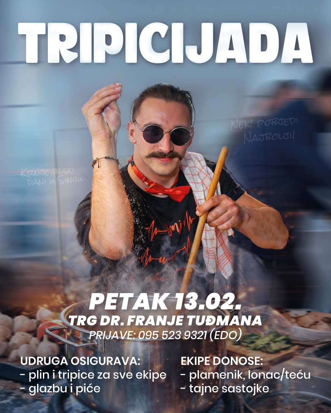 Sinj sutra miriše na tripice: sve je spremno za Tripicijadu - Grad Sinj